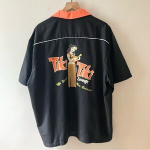 VINTAGE Cruisin USA Hawaiian Tiki Bowling Shirt